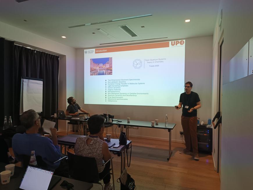 Il prof. Ciro A. Guido (Dipartimento di Scienze e innovazione tecnologica DISIT)