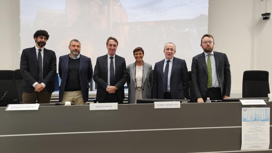 Da sinistra Stefano Saluzzo, Giorgio Barberis, Menico Rizzi, Marina Di Donato, Sergio Molino e Alessandro Provera