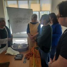 Studentesse e studenti del DISUM con l'Associazione Storica Compania de le Quatr'arme