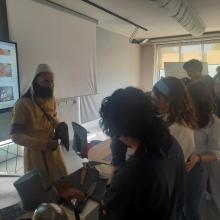 Studentesse e studenti del DISUM con l'Associazione Storica Compania de le Quatr'arme