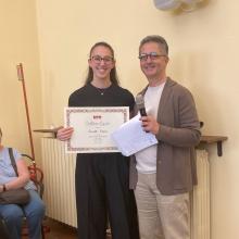 Premiazione di Elena Cavalli