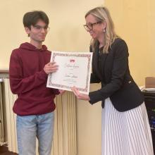 Premiazione di Alberto Surico