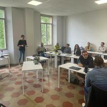 Un momento della lezione