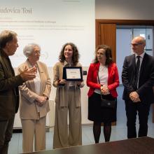 Ing. Restiani, Serafina Maria Goggi, Ludovica Tosi, Sandra D'Alfonso e Luigi Castello