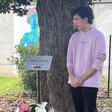 Il rappresentante degli studenti Lorenzo D'Alessandro