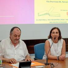 Il professor Gianfranco Giromini e la professoressa Carla Ferrario