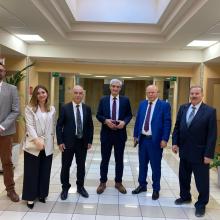 La delegazioni in visita al DSF