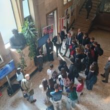 La visita di Palazzo Borsalino: la hall d'ingresso