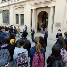 La visita di Palazzo Borsalino: l'area esterna