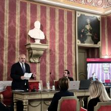 Il dott. Antonio Prencipe, Assessore all'Ambiente, Verde e Qualità Urbana del Comune di Vercelli, porta i saluti del Comune