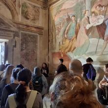 Studentesse e studenti UPO in visita al Sacro Monte di Orta