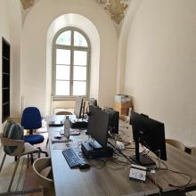 Uno dei nuovi spazi di coworking al San Giuseppe