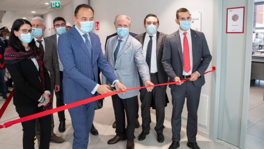 Inaugurato al CAAD il Laboratorio regionale COVID-19