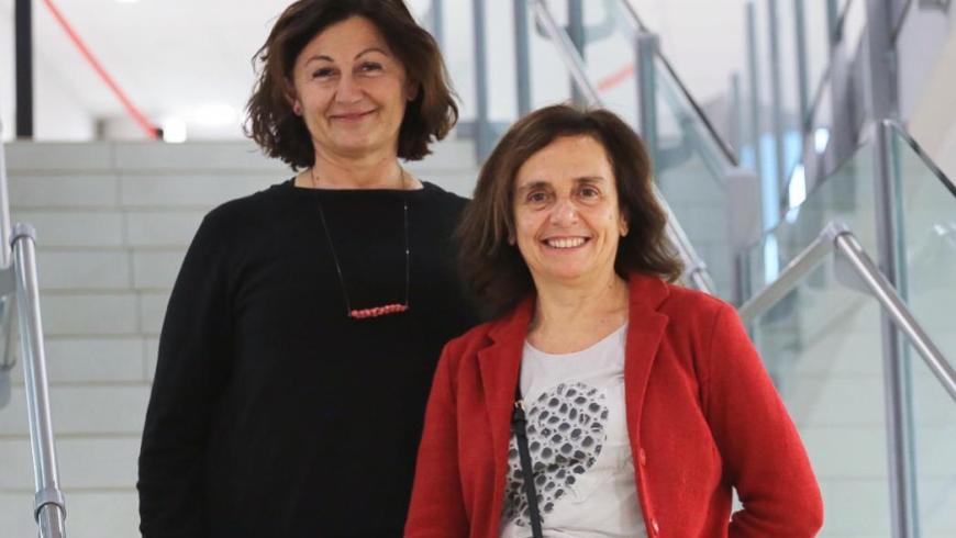 Le professoresse Annalisa Chiocchetti e Sandra D'Alfonso