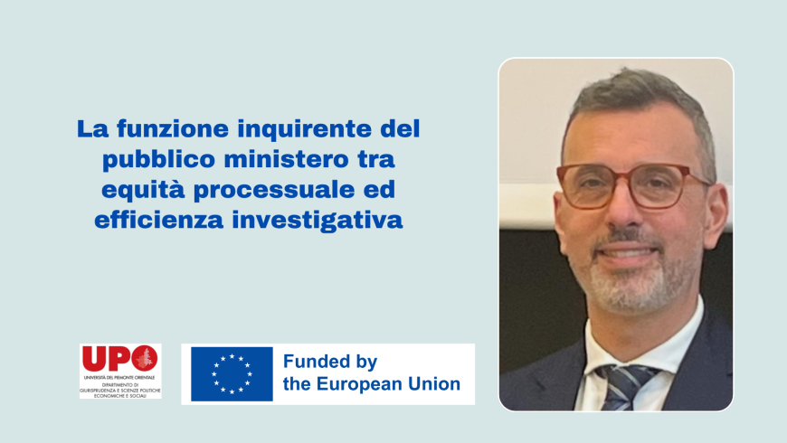 Il dott. Paolo Verri al DIGSPES