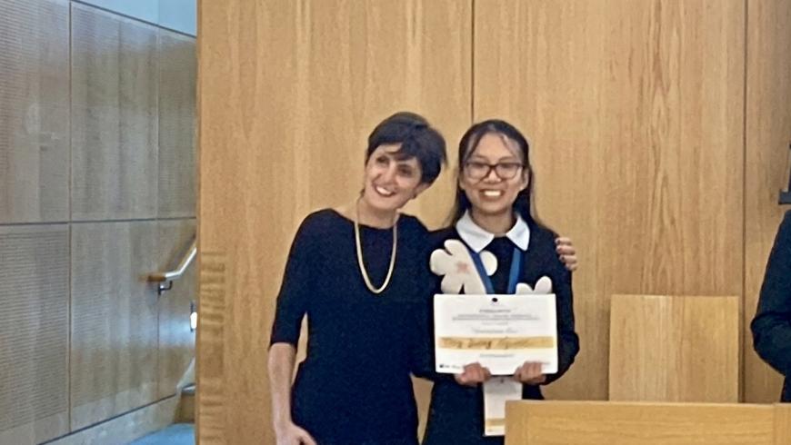 La dottoranda Nguyen riceve il premio S.I.R.T.E.P.S.